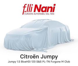 CITROEN JUMPY 1.5 BLUEHDI 120 S&S PL-TN FURGONE M CLUB