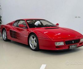FERRARI TESTAROSSA/512 TR 512 TR CAT - TARGA ...