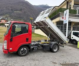 ISUZU M21 NLR 87 M21 T E PONTE RIBALTABILE IN ALLUMINIO CARICO UTILE KG. 1200 - DOPPIO GANCIO TRAINO KG. 3500