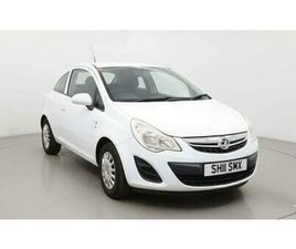 VAUXHALL CORSA 2011 VAUXHALL CORSA 1.0I 12V ECOFLEX S 3DR HATCHBACK PETROL MANUAL