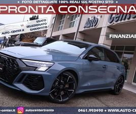 AUDI A3 SPORTBACK RS3 A3 4ª SERIE RS3 SPB TFSI QUATTRO STRONIC *GRIGIO KEMORA