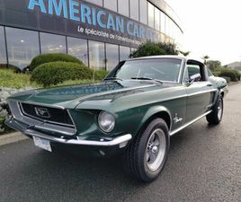 FORD MUSTANG FASTBACK DORIGINE HIGHLAND GREEN,302 CODE J + HISTORIQUE COMPLET