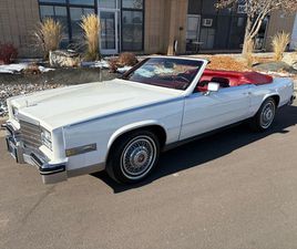 CADILLAC ELDORADO CABRIOLET 1985 CADILLAC ELDORADO BIARRITZ VERY HARD TO FIND CONVERTIBLE ELDORADO