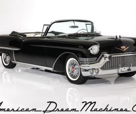 CADILLAC SERIE 62 CONVERTIBLE 1957 CADILLAC SERIES 62 REAL BLACK CAR, #S 365 PS PB PW