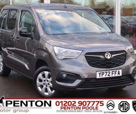 VAUXHALL COMBO 2022 VAUXHALL COMBO LIFE 1.5 TURBO D SE EURO 6 (START/STOP) 5DR MPV DIESEL MANUAL