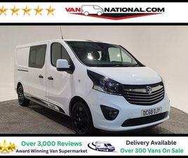 VAUXHALL VIVARO 1.6 CDTI 2900 BITURBO ECOTEC LIMITED EDITION NAV CREW VAN L2 H1 EURO 6 (START/STOP) 5DR (6 SEAT)