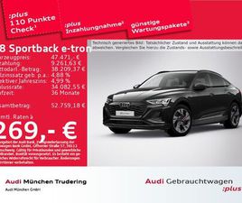 AUDI Q8 SPORTBACK E-TRON S LINE 50 QUATTRO 250 KW