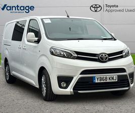 TOYOTA PROACE TOYOTA PROACE COMFORT COMBI VAN'S 2.0D COMFORT LONG CREW VAN LWB EURO 6 (START/STOP) 6DR (6 SEAT)