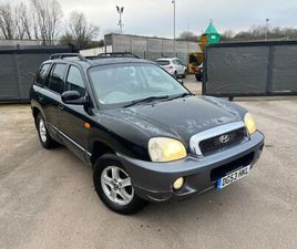 2004 HYUNDAI SANTA FE 2.4 PETROL 4X4 MANUAL FULL MOT PX WELCOME