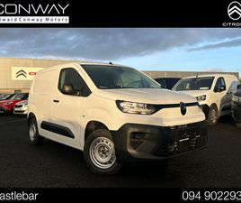 CITROEN BERLINGO LWB 1000KG, EX VAT