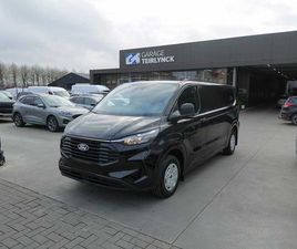 FORD TRANSIT CUSTOM FORD TRANSIT CUSTOM 320L L2 2.0 TDCI 136PK AUTOMAAT 3PL TREND LUXE LEDER TREKHAAK STOCK