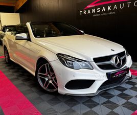 MERCEDES CLASSE E CABRIOLET 220 CDI SPORTLINE 7G TRONIC / AIRSCARF / CAMÉRA / ILS / ENTRETIEN MERCEDES