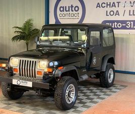 ? JEEP WRANGLER YJ 2.5 – 4X4 AUTHENTIQUE – HARD TOP – ENTRETIEN SUIVI ?