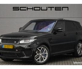 LAND ROVER RANGE ROVER SPORT SVR V8 5.0L SUPERCHARGED 551CH | BAQUETS SVR • MERIDIAN • PANORAMIQUE • SUSPENSIONS PNEUMATIQUES
