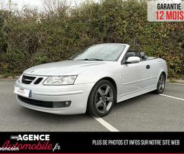 SAAB 9-3 CABRIOLET SAAB 9-3 CABRIOLET PHASE 2 1.8 T TURBO 150CV BVA VECTOR / GARANTIE 12 MOIS