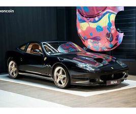 FERRARI 575 MARANELLO FERRARI 575M MARANELLO 5.7 V12 515CV | NERO DAYTONA | INTÉRIEUR TAN | SCUDERIA | JANTES HGTC | À PARTIR DE 1490/MOIS