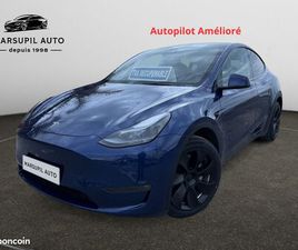 TESLA MODEL Y AWD DUAL MOTOR LONG RANGE GRANDE AUTONOMIE 4 ROUES MOTRICES TVA
