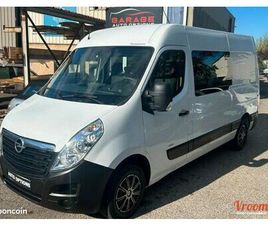 OPEL MOVANO B CAMIONNETTE COMBINE CABINE APPROFONDIE 2.3 CDTI 130CV 7PLACES TVA