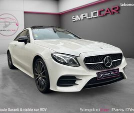 MERCEDES CLASSE E COUPE E 350 MERCEDES CLASSE E 350 D FASCINATION - FACTURE D'ACHAT MERCEDES- GARANTIE 1 ANS