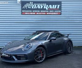 PORSCHE 911 992 CARRERA S PORSCHE 911 992 CARRERA S 3.0 450CV *EXLUSIVE *AEROKIT USINE*TOE*PACK SPORT*CHRONO