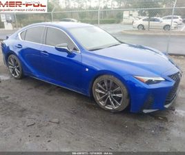 LEXUS IS 2024 LEXUS IS 350 F SPORT DESIGN RWD 3.5 BENZYNA 311KM