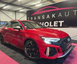 AUDI RS3 BERLINE 2.5 TFSI 400 S TRONIC 7 QUATTRO 1ÈRE MAIN FRANCE MALUS PAYÉ + GAR AUDI 12/26 + CARNET COMPLET AUDI
