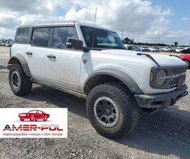 FORD BRONCO 2024 R., 2,7 L BADLANDS 2.7 BENZYNA 315KM