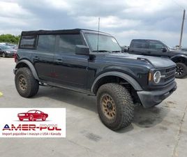 FORD BRONCO 2021 R., 2,3L BASE 2.3 BENZYNA 270KM