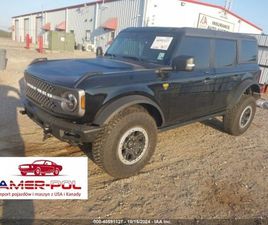 FORD BRONCO 2022 R.2,7 L BADLANDS 2.7 BENZYNA 315KM