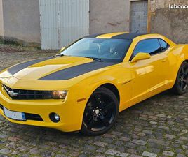 CHEVROLET CAMARO V6 JAUNE TRANSFORMERS – BOÎTE AUTO, LOOK MYTHIQUE 305 CHEVAUX