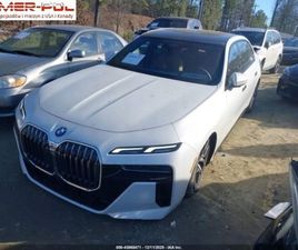 BMW SERIA 7 2025 BMW 7 SERIES 740I XDRIVE SEDAN 3.0 HYBRYDA PLUG-IN 375KM