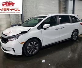 HONDA ODYSSEY HONDA ODYSSEY EXL 2022 3.5L 3.5 BENZYNA 280KM