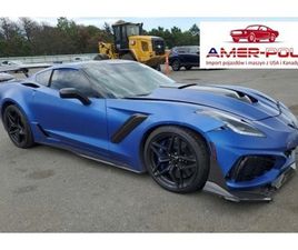 CORVETTE C7 CHEVROLET CORVETTE 2019R., 13ZR, 6.2L V8 755 HP 6.2 BENZYNA 755KM