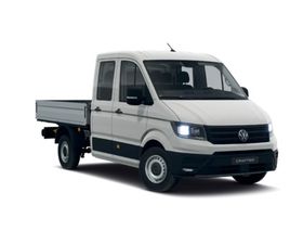 VOLKSWAGEN CRAFTER 35 SKRZYNIOWY Z PODWÓJNĄ KABINĄ SILNIK: 2,0 L EU6 SCR 140 KM / SKRZYNIA BIEGÓW: PRZEDNI NAPĘD MANUALNA 6-BIEGOWA ROZSTAW OSI: 3640 MM