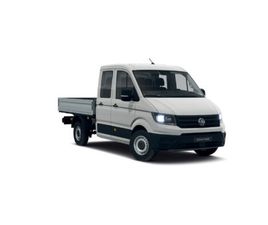 VOLKSWAGEN CRAFTER 35 SKRZYNIOWY Z PODWÓJNĄ KABINĄ SILNIK: 2,0 L EU6 SCR 177 KM / SKRZYNIA BIEGÓW: 4MOTION AUTOMATYCZNA 8-BIEGOWA ROZSTAW OSI: 3640 MM