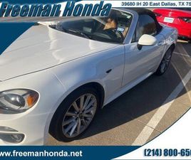 USED 2017 FIAT 124 SPIDER LUSSO DALLAS TX 75237