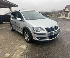 VOLKSWAGEN TOURAN CROSS2.0 PD TDI DSG DPF CROSS TOURAN .FRISSEN SZERVIZELT+DSG VÁLTÓ.LEVEHETÖ VONOHOROG.+DUPLA DIGIT KLIMA