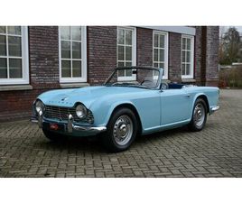 1962 TRIUMPH TR4 BLAUW MANUEL, 4 VITESSES CONDUITE À GAUC...