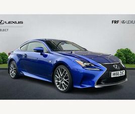LEXUS RC RC300H 2.5 300H F SPORT CVT EURO 6 (START/STOP) 2DR