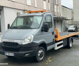 IVECO DAILY 35C15 PORTE-VOITURE PLATEAU BASCULANT COULISSANT + PANIER