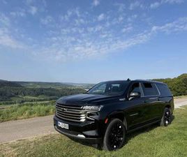 CHEVROLET SUBURBAN HIGH COUNTRY , 6,2 L, V8,AHK,LUFTFED.4 WD .PANOR D