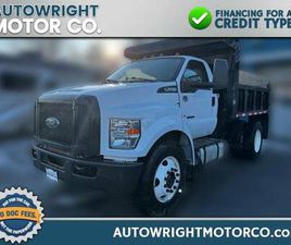 2019 FORD F650 W/10 FT DUMP BODY