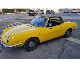 FIAT 850 SPIDER 1971 FIAT 850 SPIDER JAUNE MANUEL, 4 VITESSES CONDUITE À...