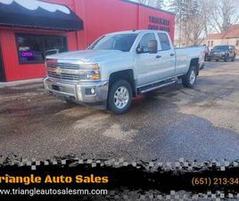 2015 CHEVROLET SILVERADO 2500HD 4X4 LT DOUBLE CAB 6.0L V8 8FT-BOX