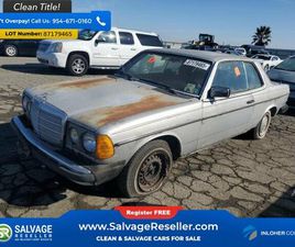 MERCEDES CLASSE E COUPE 300 CD 1983 MERCEDES-BENZ 300CD TURBO