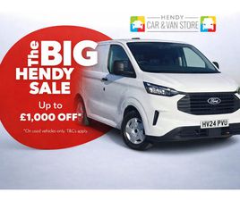 FORD TRANSIT CUSTOM FORD TRANSIT CUSTOM 2.0 ECOBLUE 110PS H1 VAN TREND