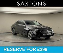 MERCEDES-BENZ E-CLASS 2.9 E400D AMG LINE (PREMIUM) SALOON 4DR DIESEL G-TRONIC+ 4MATIC EURO 6 (START/STOP) (330 PS)