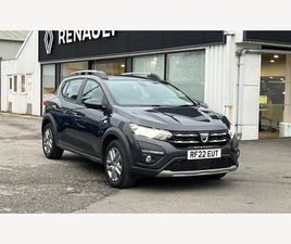 DACIA SANDERO DACIA SANDERO STEPWAY HATCHBACK 1.0 TCE COMFORT 5DR SAT NAV+REAR CAMERA+CARPLAY HATCHBACK 2022, 4827 MILES, £11852 - 33051777 - EXCHANGEANDMART.CO