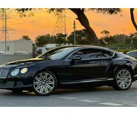 BENTLEY CONTINENTAL GT BENTLEY CONTINENTAL GT SPEED V12 2013 GCC IN PERFECT CONDITION LOW MILEAGE SERVICE HISTORY