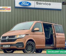 2020 VOLKSWAGEN TRANSPORTER CREW CAB SWB L1H1 HIGHLINE TWIN SIDE DOORS LEATHER 150BHP T32 ALLOYS ...